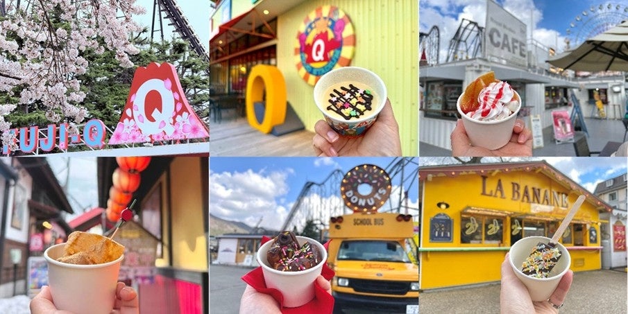 春の大人気イベント「第3回FUJI-Qスイーツウォーキング」開催！遊園地の中で桜と富士山を望みながら、スイーツとウォーキングを楽しむ