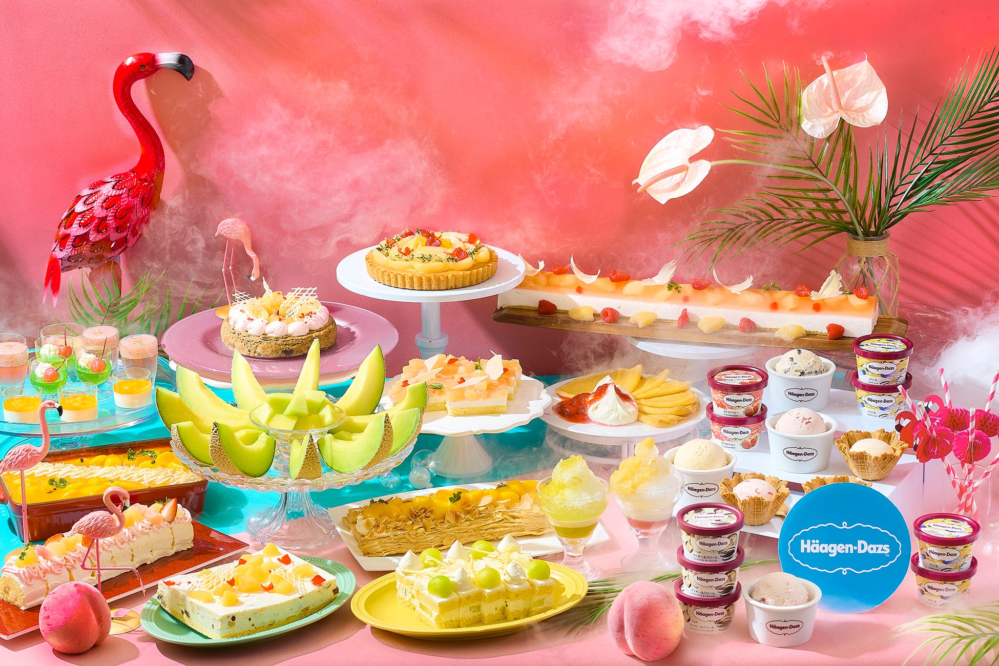 ピーチ＆メロン Meets ハーゲンダッツ スイーツブッフェ