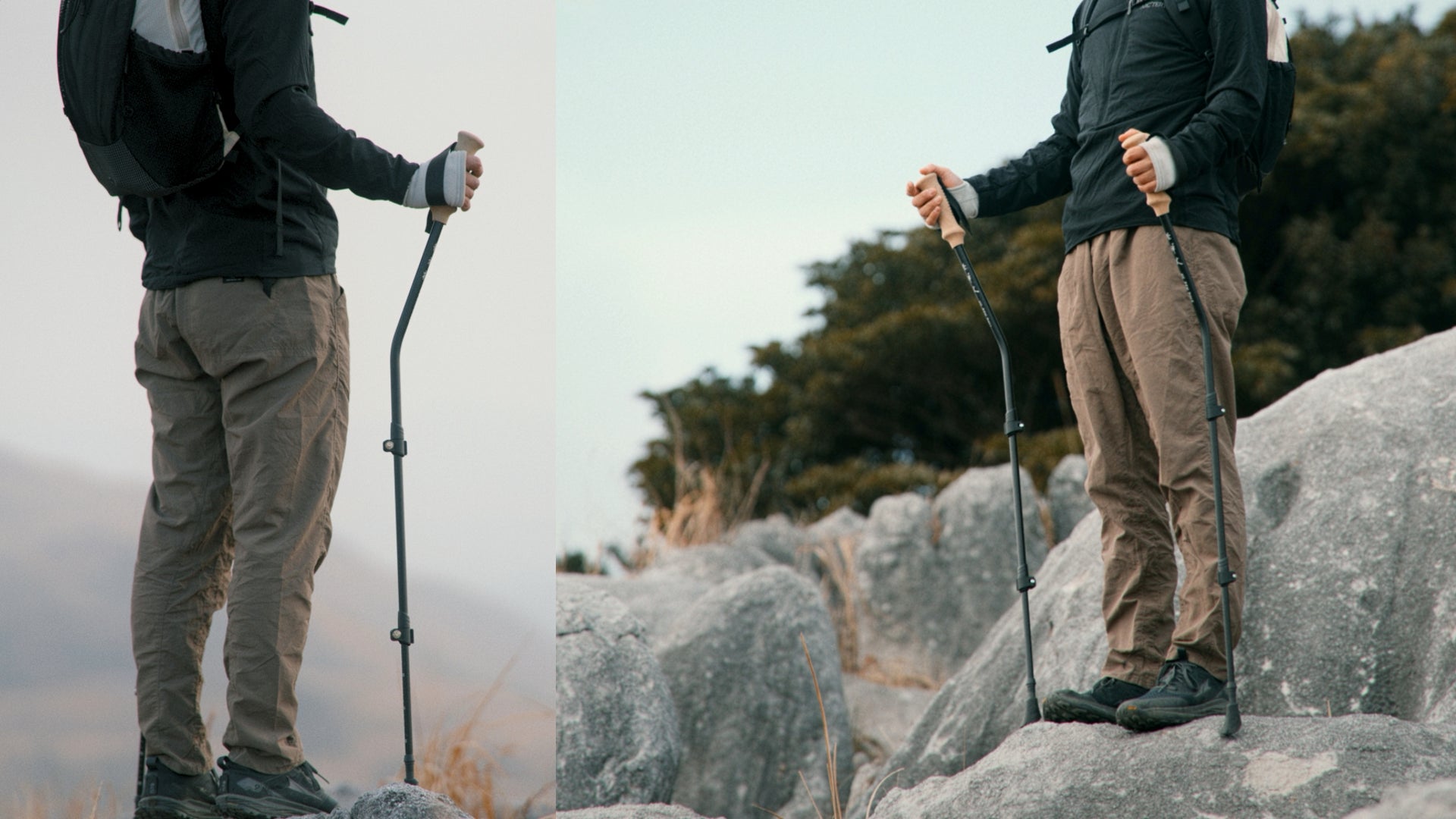 「歩くが、軽くなる。」“くの字型”トレッキングポール「軽禅杖（けいぜんじょう） UL ZEN POLE」発売開始