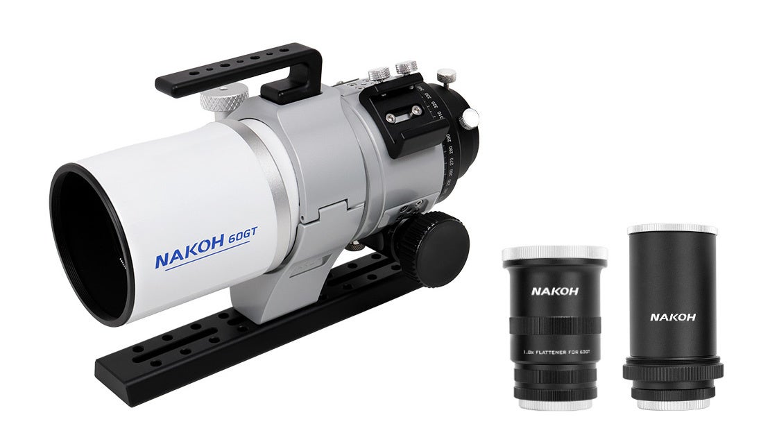 口径60mm SDガラス・EDガラス採用の3枚玉アポクロマート天体望遠鏡、NAKOH「60GT鏡筒」発売