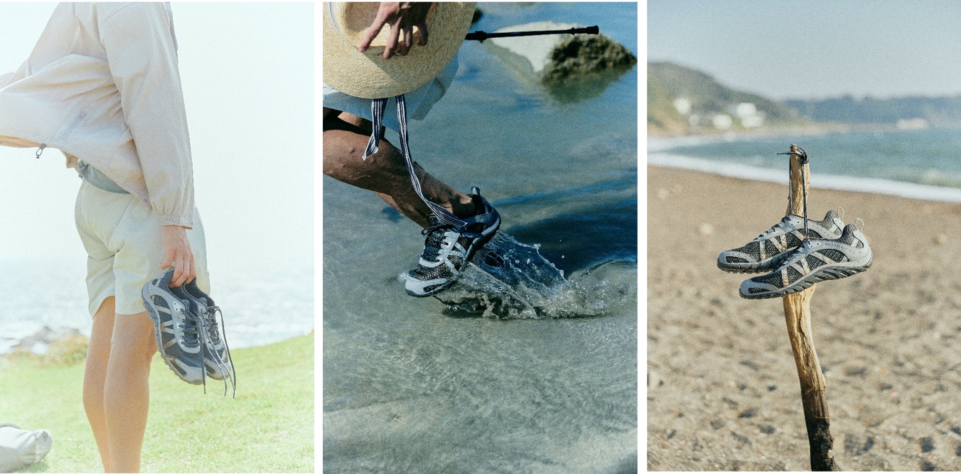 水辺で遊び、街でも履く。HYDRO HIKEの新定番。濡れても、そのまま歩き続けられる軽やかなスニーカー。「Maipo 3 Aerosport」2026年3月27日(金)より発売