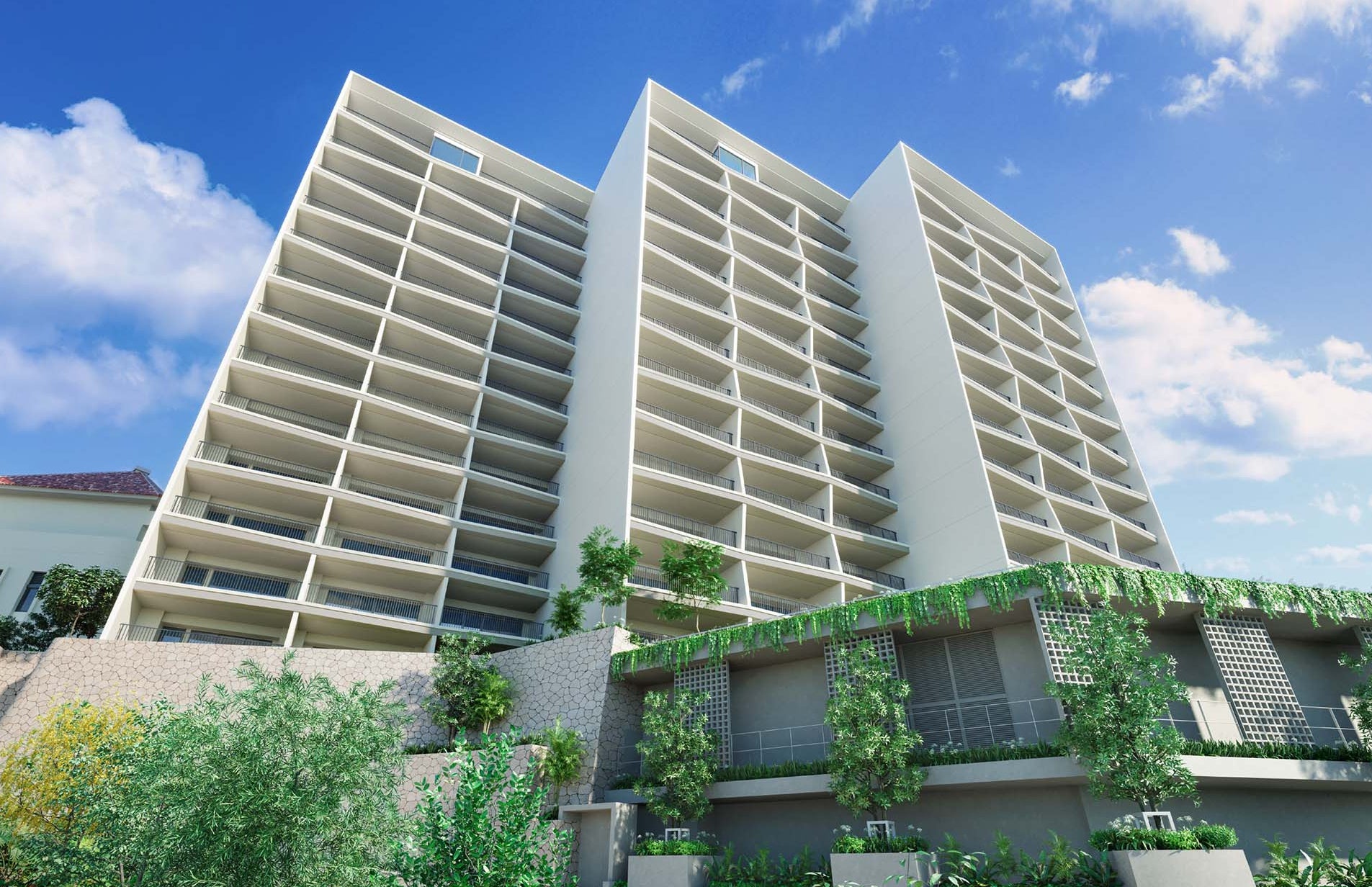 2026年7月15日OPEN、沖縄恩納村の丘の上、空と森の間に佇む静かなリゾート♪BLISSTIA SUITES & RESORT 沖縄恩納村《スカイマーク公式ダイナミックパッケージ・たす旅》販売開始