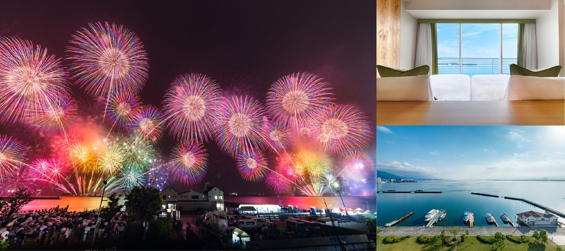 「2026 びわ湖大花火大会」2026年8月6日（木）開催　湖上1万発の花火を特等席で楽しむ【琵琶湖ホテル】宿泊＆日帰り観賞プラン