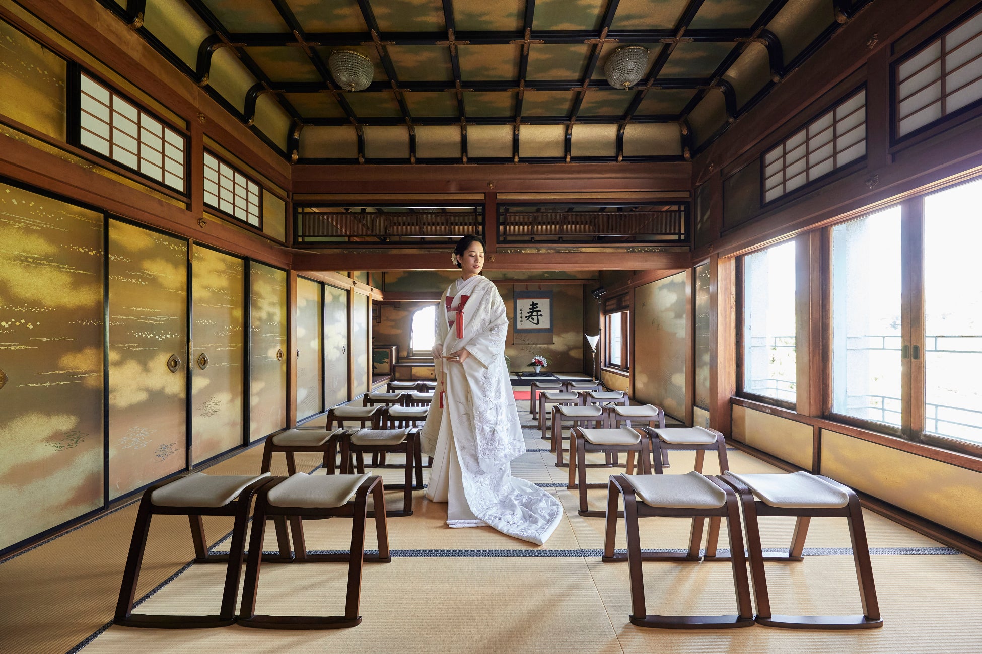 【ホテル長楽館】通常非公開の重要文化財空間で挙式。和と洋を一日で叶える婚礼プラン「CORAL 和婚PLAN」を4月1日より提供開始