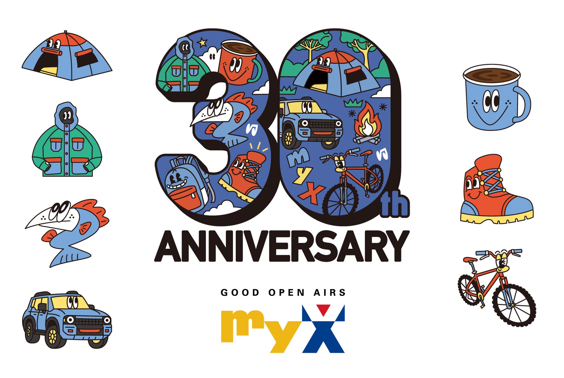 “クルマから広がるアウトドア”を提案してきた「GOOD OPEN AIRS myX」30周年イヤー始動・キービジュアル公開