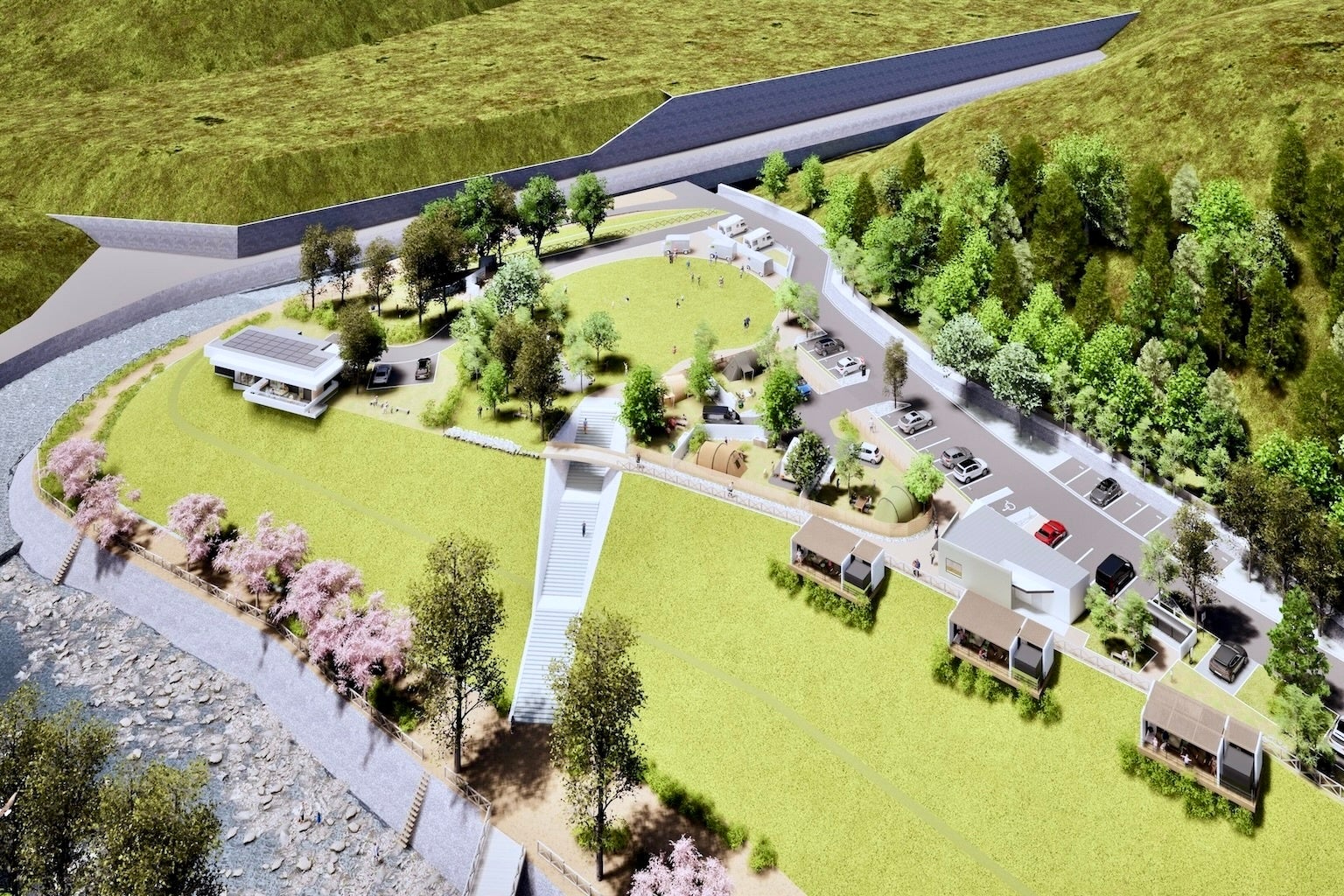 トヨタカローラ姫路、神河町に一棟貸しヴィラ&キャンプの複合リゾートを開業「COROHIMERIVER（カロひめリバー）」4/25開業！本日(1日)予約受付開始