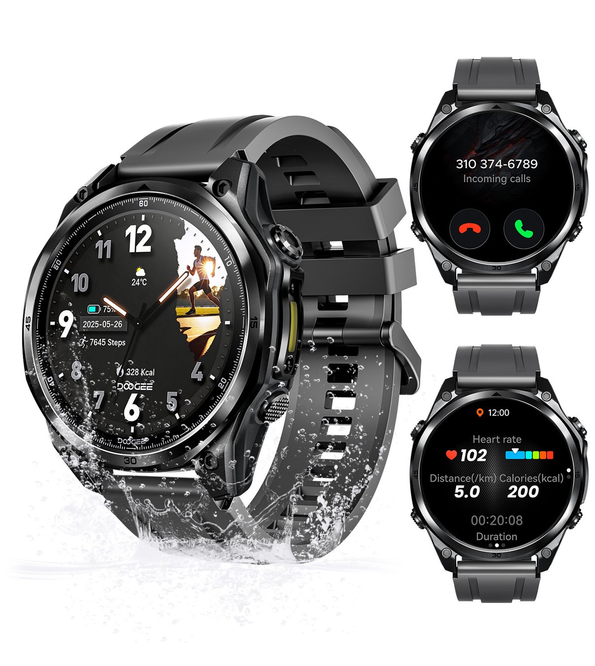 【DOOGEEは楽天市場で新発売】1万円以下で“全部入り”スマートウォッチ登場！AMOLED×Bluetooth通話×5ATM防水「DOOGEE AnyWise W1 Lite」期間限定8,900円