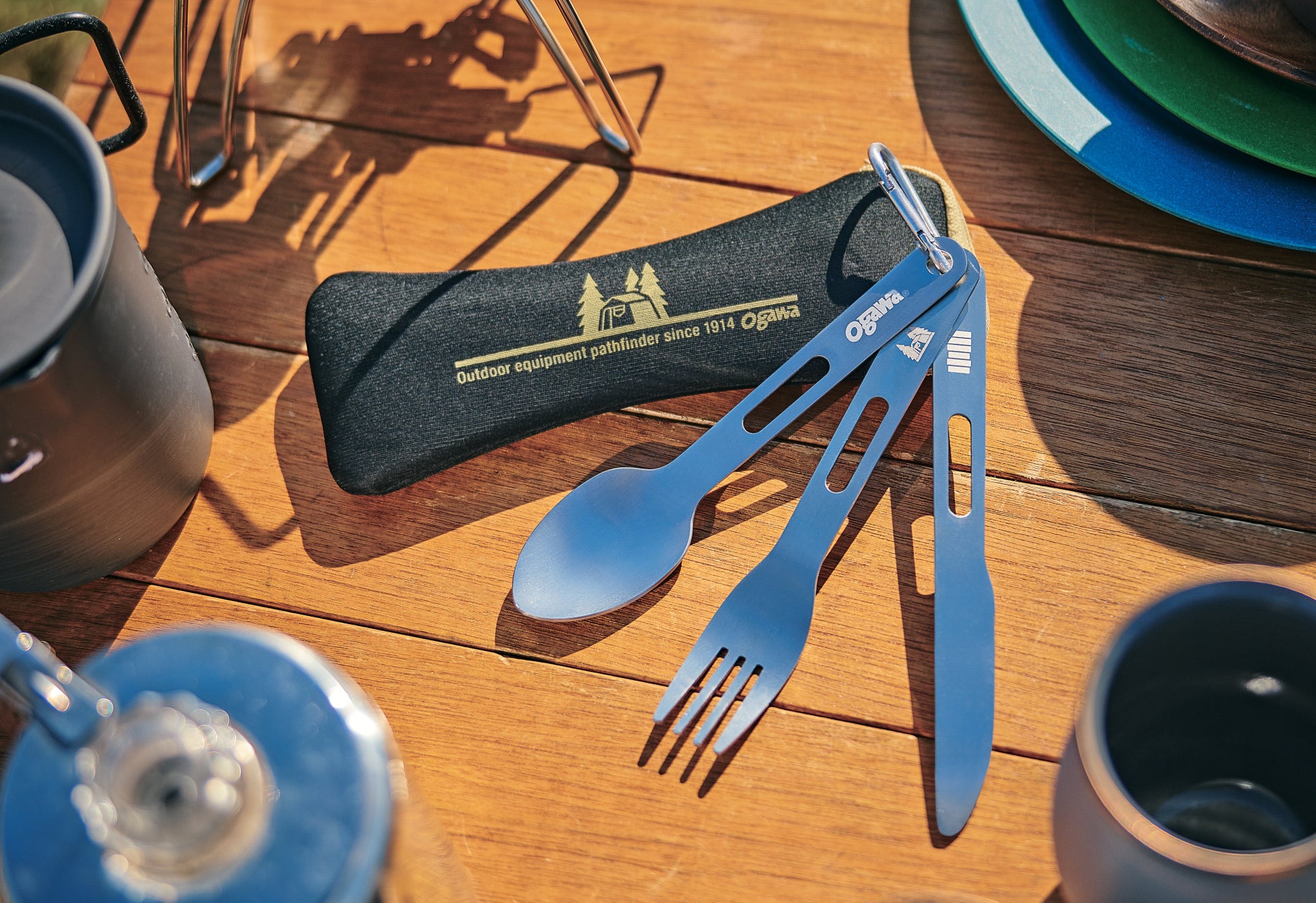 BE-PAL 最新号の特別付録は、『ogawa × BE-PAL　キャンプ・カトラリー３set』です！