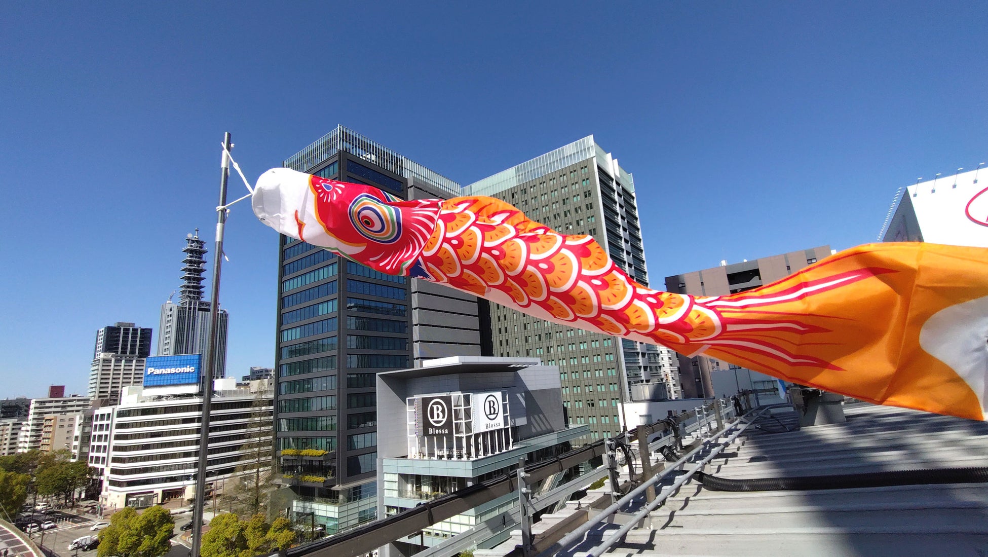 中部電力 MIRAI TOWERから子どもたちの笑顔を願う　名古屋の街に泳ぐ「鯉のぼり」登場