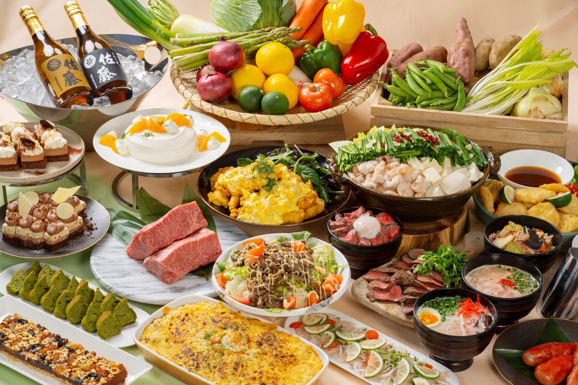 【コートヤード・バイ・マリオット福井】『九州うまかもんランチビュッフェ』開催｜九州各地のグルメが集結