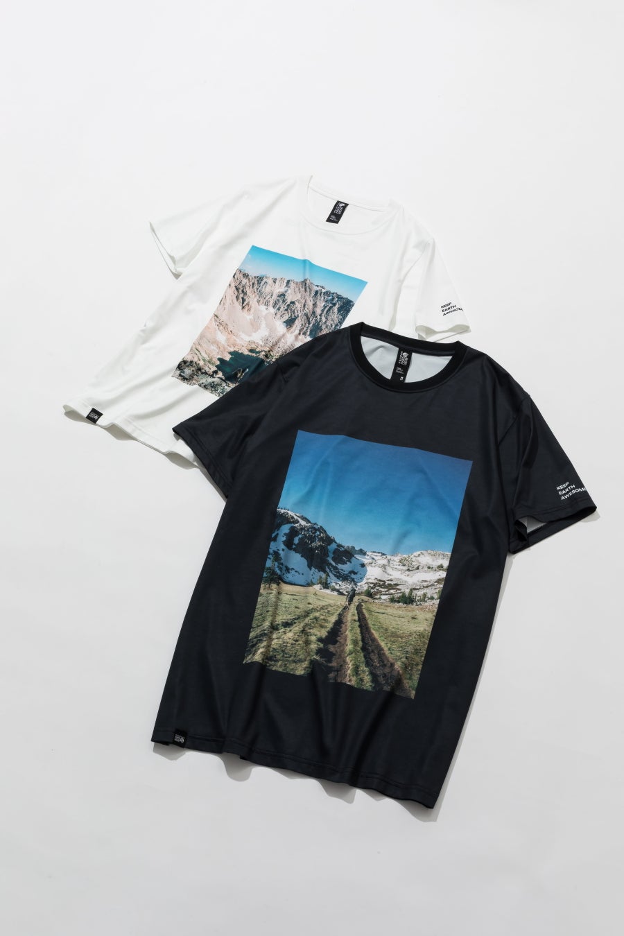 美しい自然環境に感謝する日“アースデイ”に贈る一枚ジョン・ミューアトレイルの風景を落とし込んだフォトTシャツ『Earthday Hardwear T』
