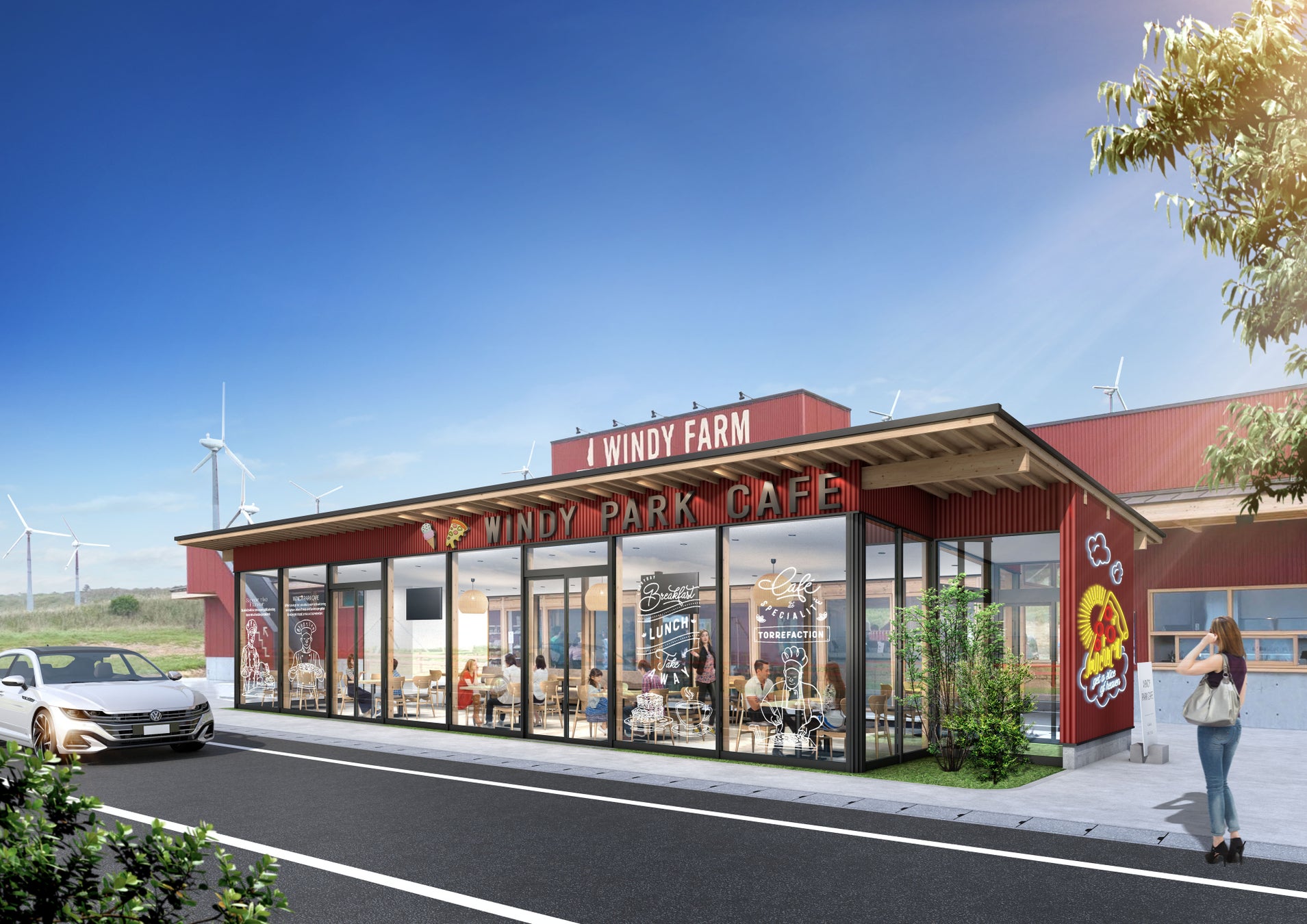 【出雲観光の新スポット】海を望むパーキングエリアがリニューアル——絶景カフェ＆ピッツァ「LOCALE」＆無料パークエリア、4月25日（土）オープン