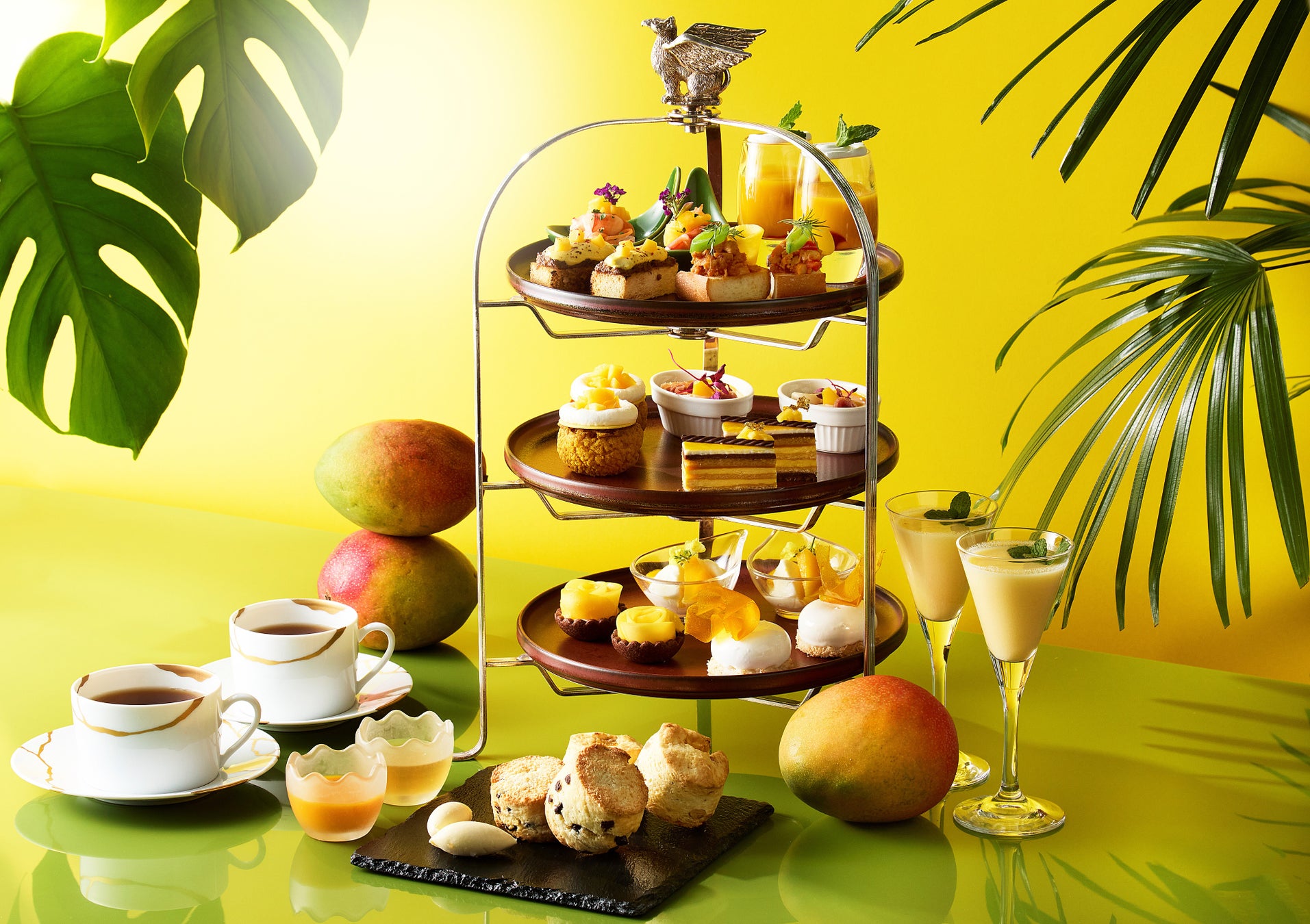 【JWマリオット・ホテル奈良】国産マンゴーを贅沢に使用した初夏を彩る「マンゴーアフタヌーンティー」5月1日より提供