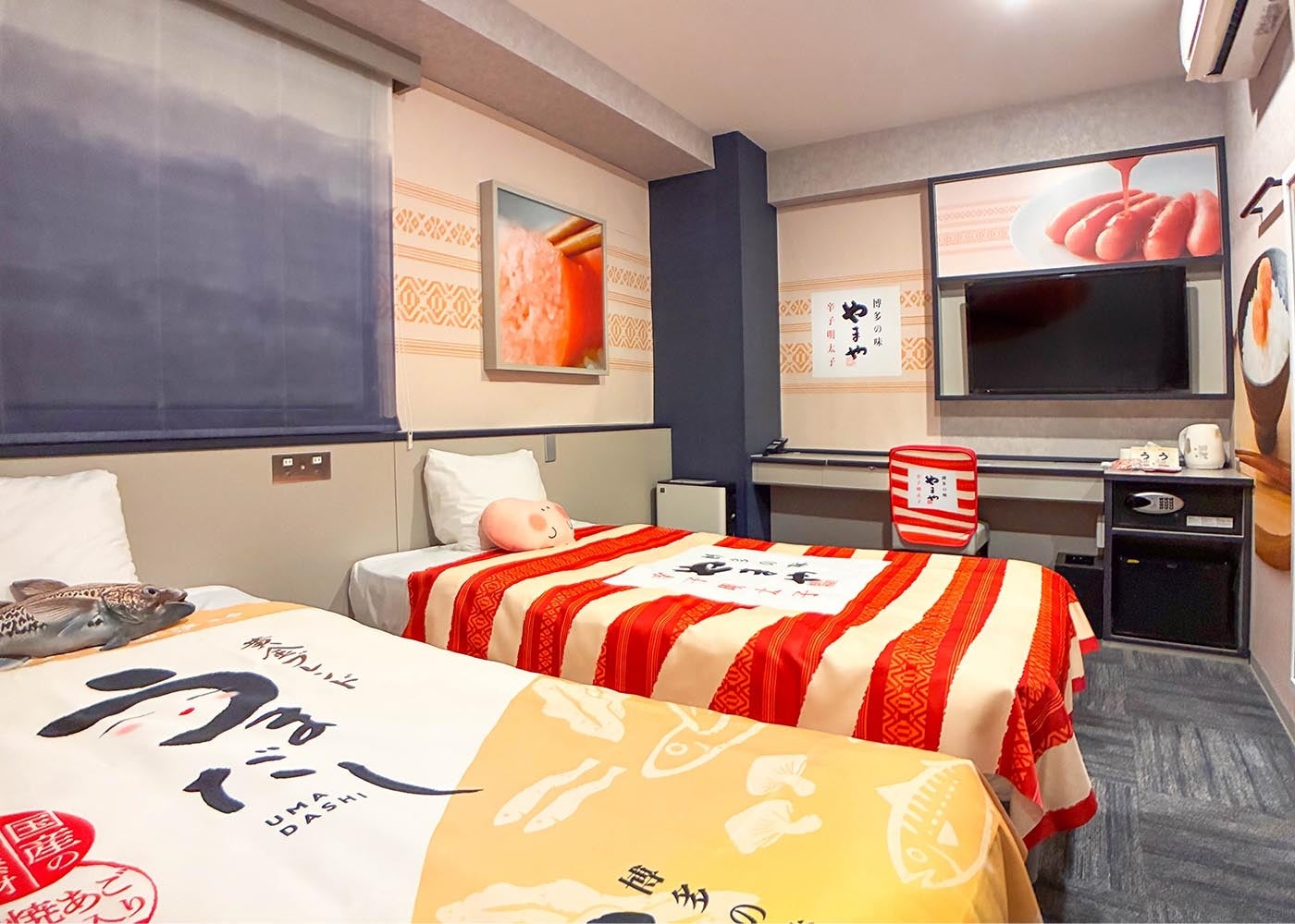 やまや、「変なホテル福岡 博多」にて「やまやコラボルーム」を展開　明太子の魅力を体感できる特別客室を販売中！