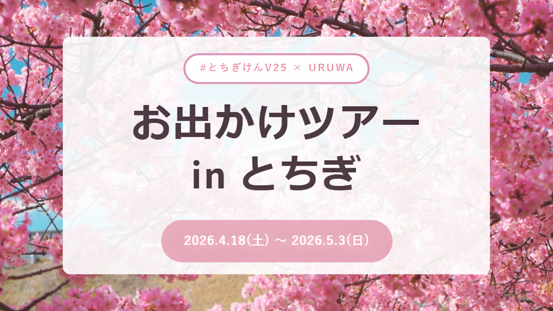 推し活が、観光になる。宇都宮観光コンベンション協会後援、URUWAの新感覚イベント「お出かけツアー in とちぎ」開催。