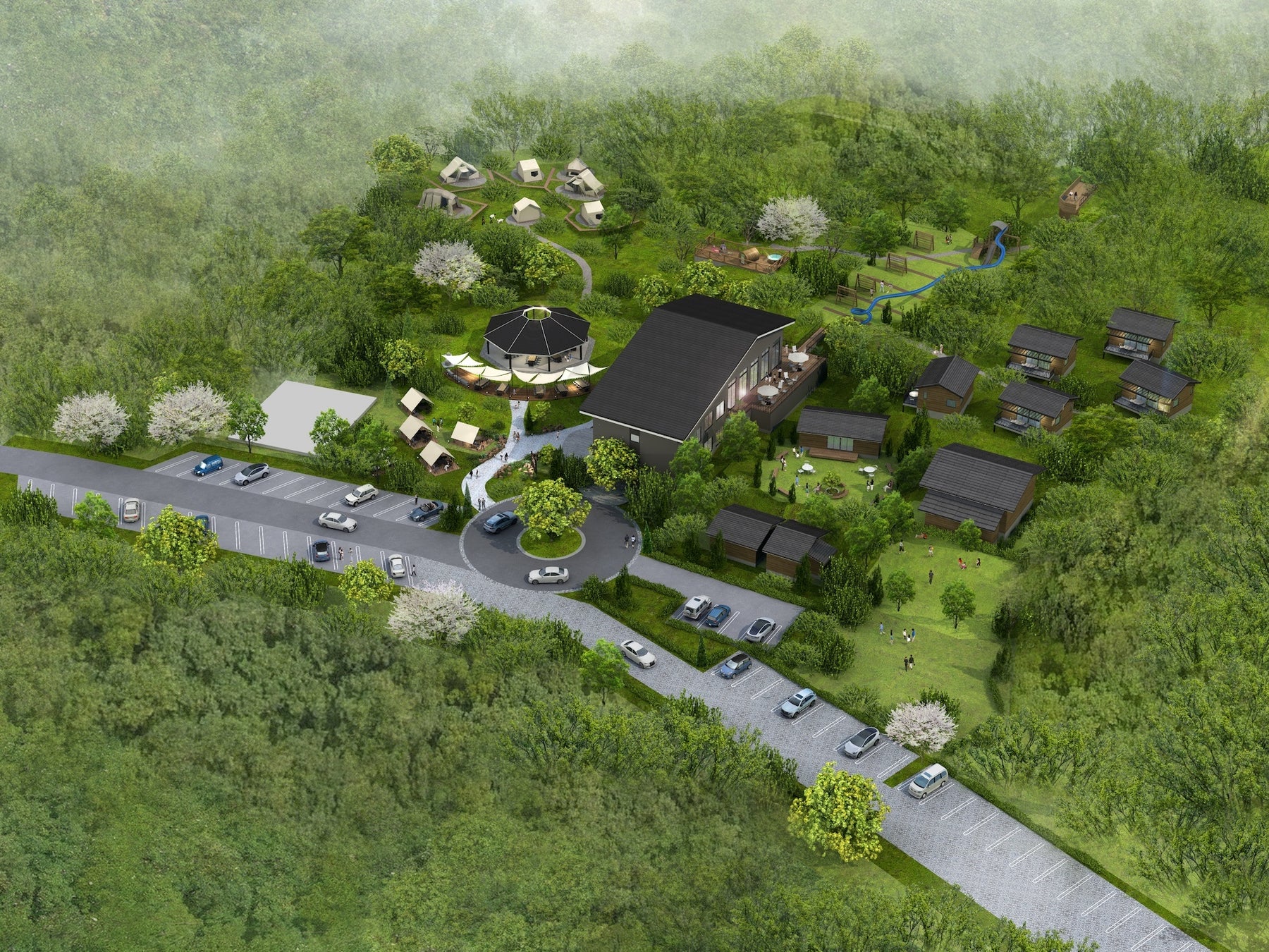 「動く基地局」がイベントの渋滞問題を解決。PicoCELA、スズキの電動台車を活用した駐車場DXで成果