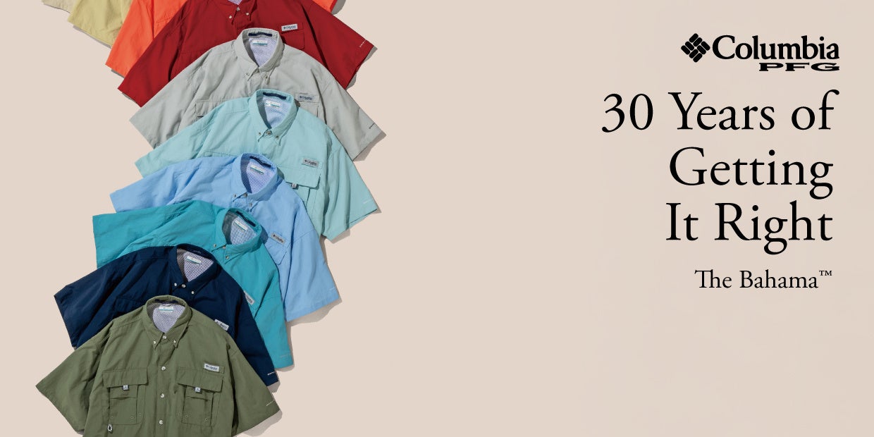 1996年より展開し続けるブランドを代表するフィッシングシャツ『Bahama Shirt (バハマシャツ)』30th Anniversary
