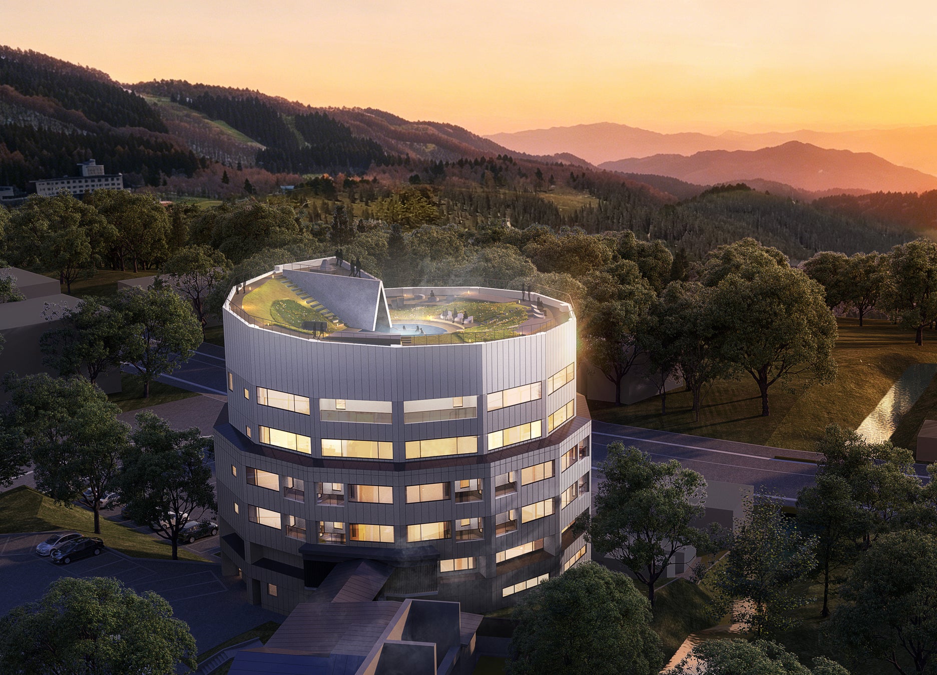 【界 蔵王】2026年10月15日開業決定。コンセプトは「御釜で整う、温泉スパイラル」