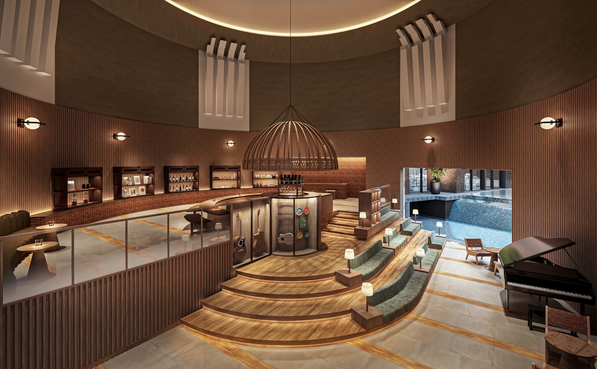 【界 松本】2026年8月4日全館リニューアルオープン。和食から「イタリアン」への大胆な転換で、地元信州のワインと音楽に浸るエレガントな湯宿へ