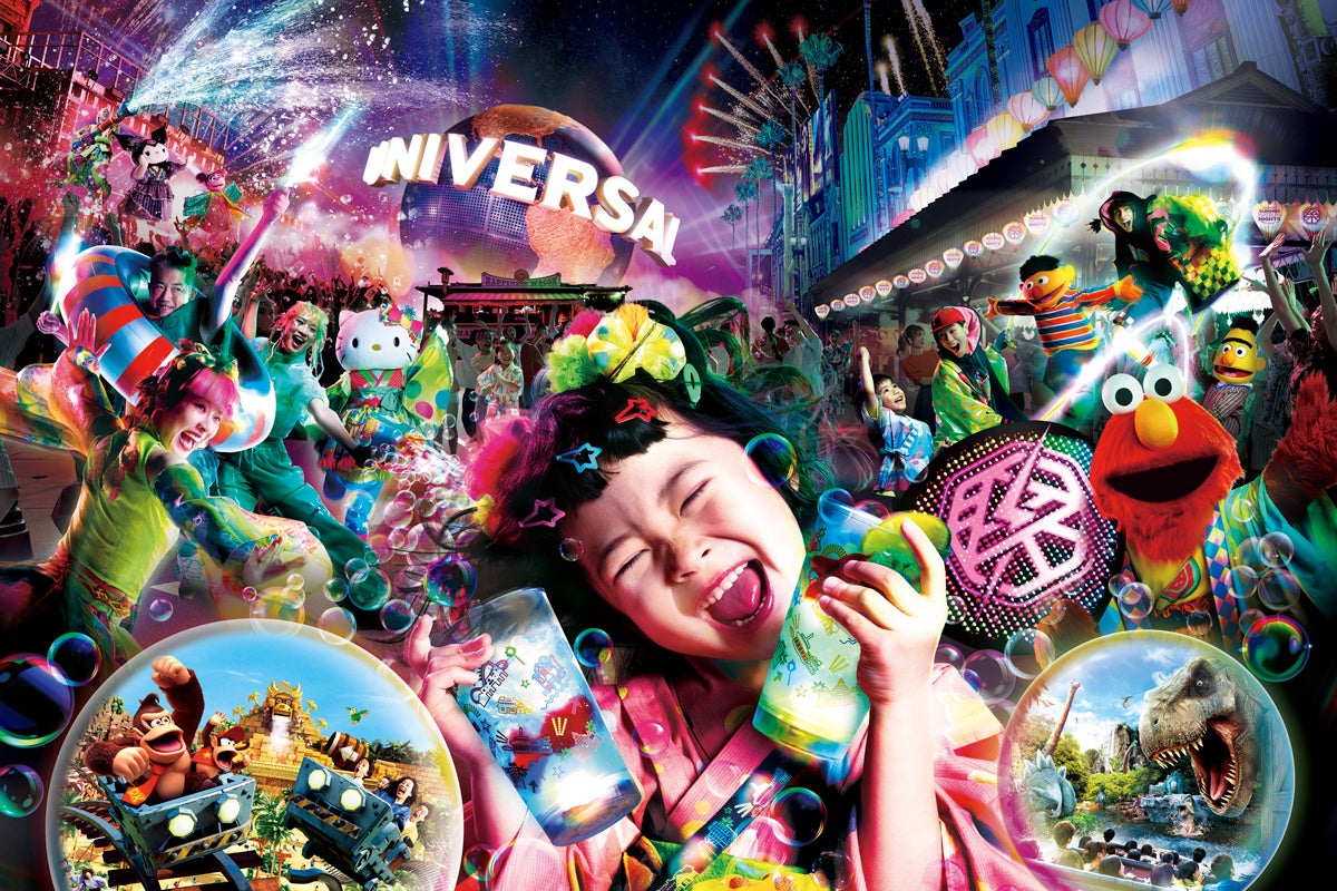 ユニバーサル・スタジオ・ジャパン　夏イベント開催決定２５周年の夏の夜を一新します！新サマー・エンターテイメント『ユニバーサル・サマー・マツリ・ナイト ～ネオン・グロウアップ～』７月１日誕生！