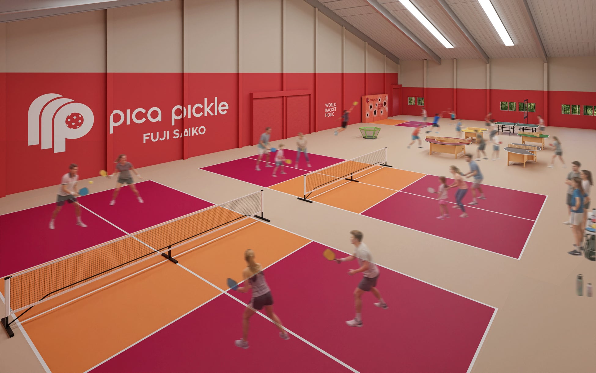 PICA富士西湖に全天候型ピックルボール施設「PICA PICKLE FUJISAIKO」4/29(水)オープン！―世界中のラケットスポーツが富士山麓に大集結－