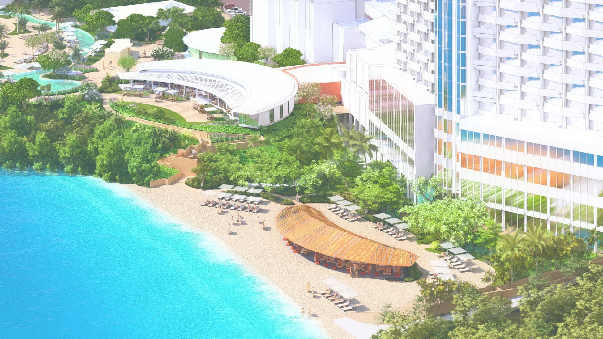 【リゾナーレグアム】ビーチを「遊ぶ場所」から「一日過ごす場所」へ。グアム初の「ビーチクラブ」が2026年10月に誕生。