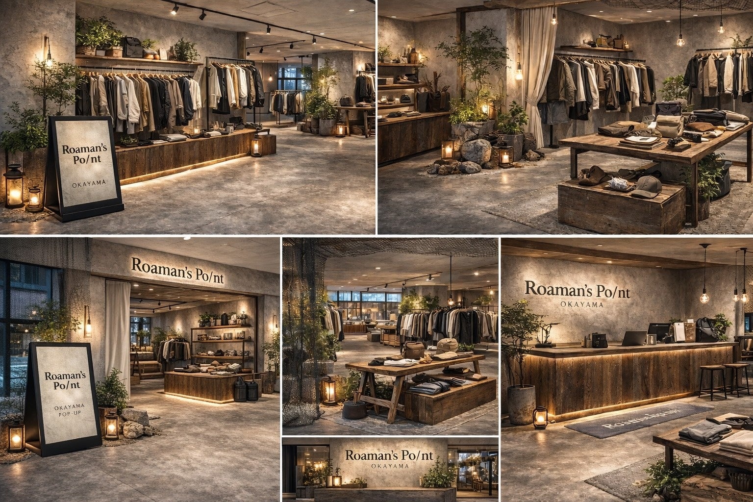 [店舗オープン][岡山・杜の街グレースに新たなセレクトショップ「Roaman’s Po/nt」オープン]
