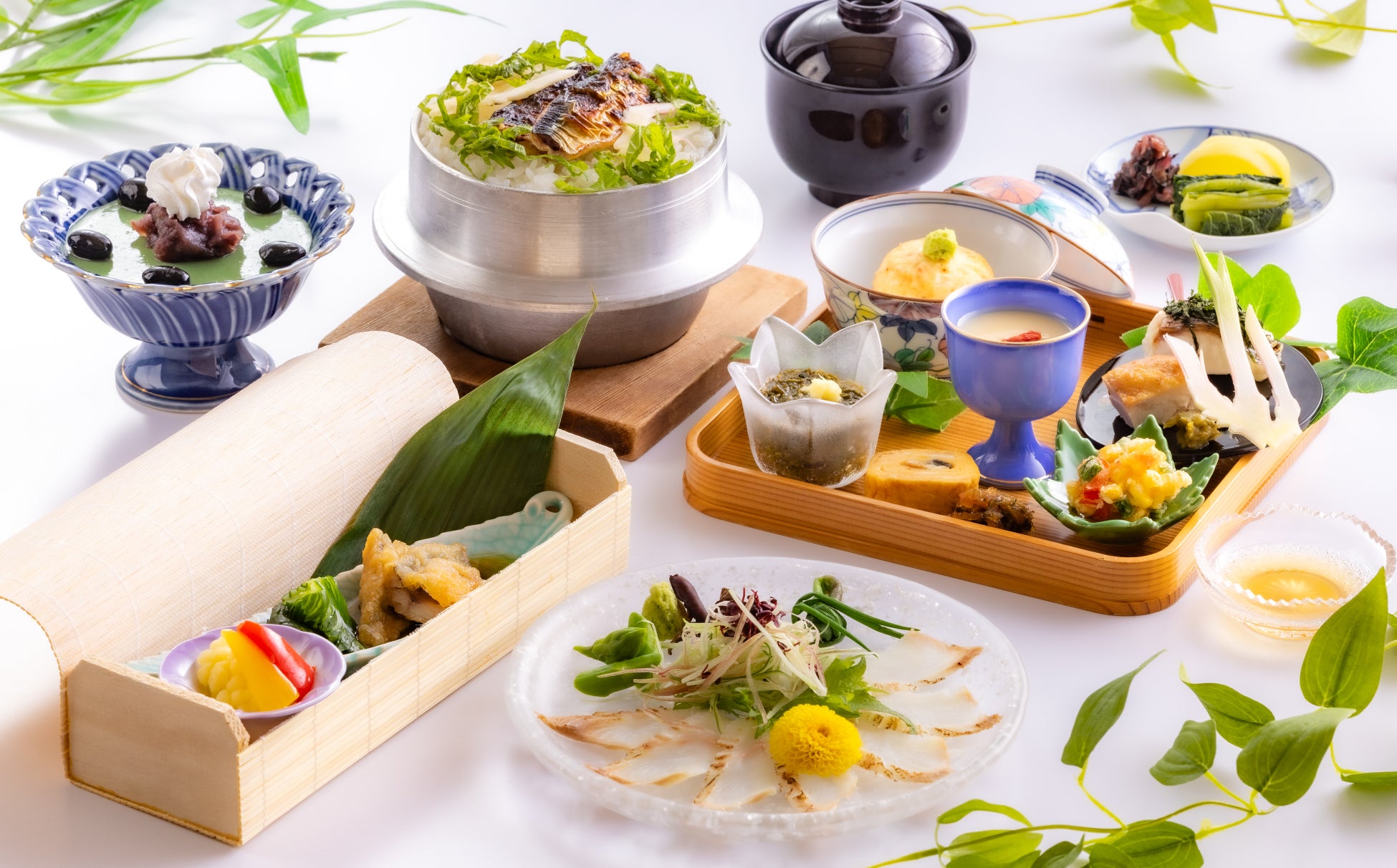 越後湯沢で味わう旬の味覚を一日だけ。お昼限定の贅沢なひととき「初夏の和食御膳」