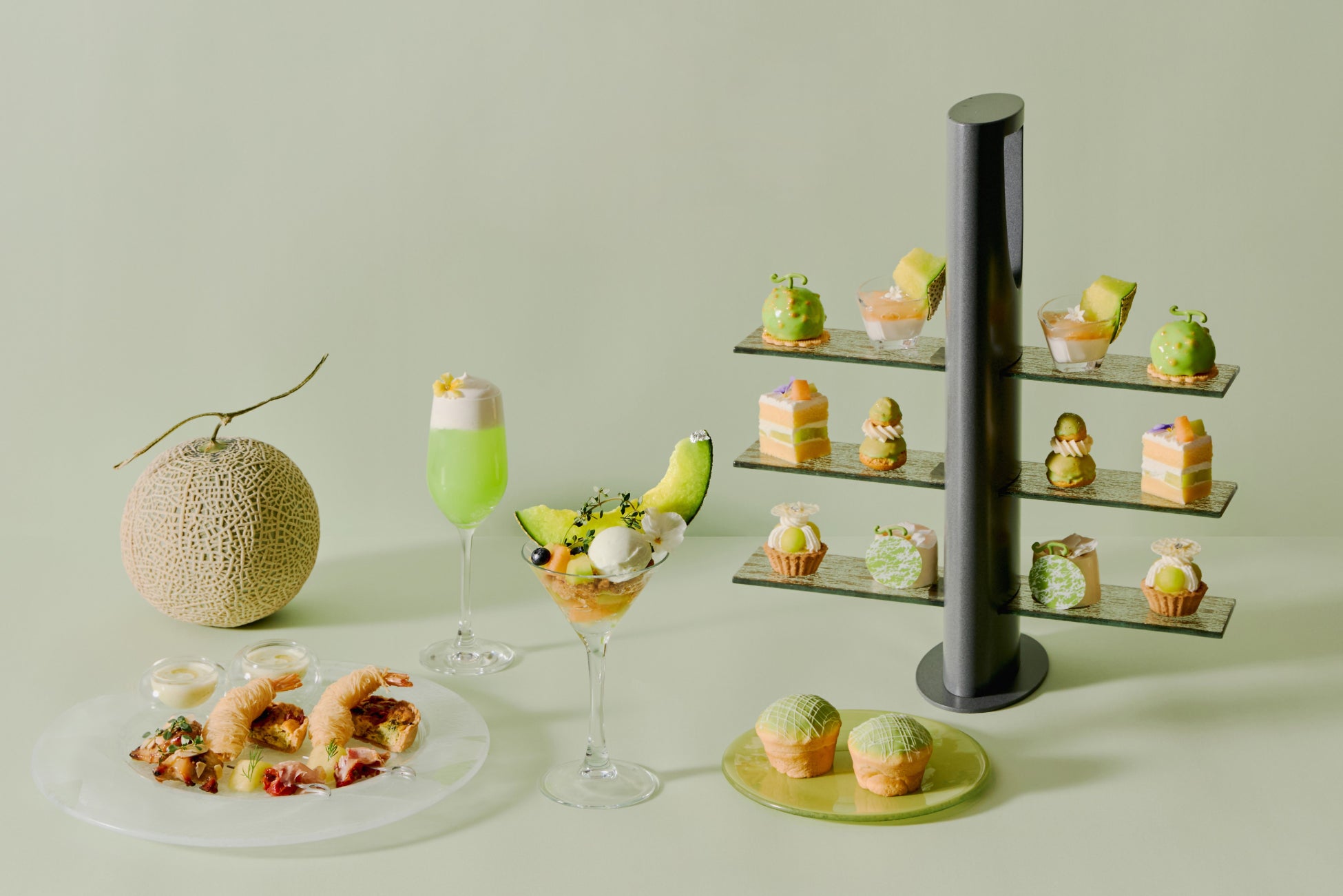 初夏を彩る、芳醇なメロンの香りと瑞々しさを堪能「THE MELON SEASON Parfait Afternoon Tea」を開催 旬のフルーツを味わう全4回シリーズが始動