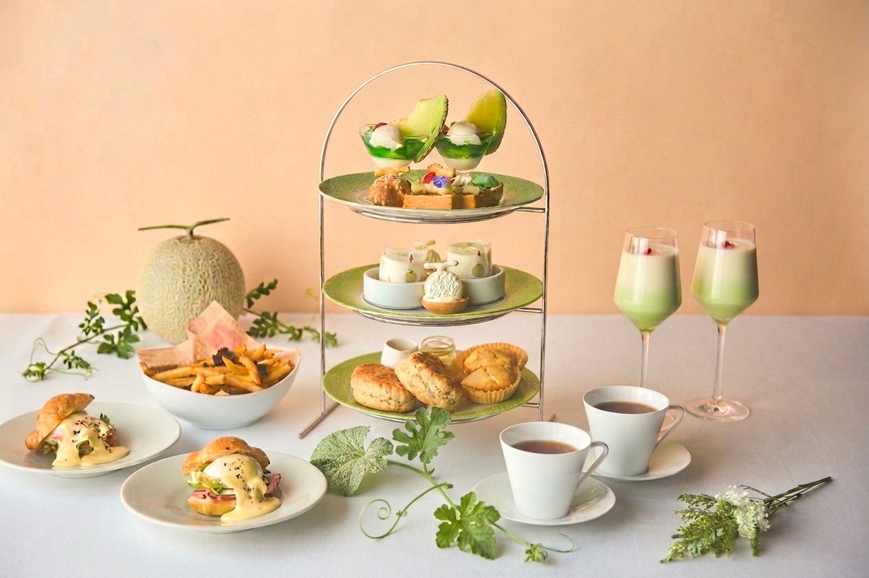 「静岡県産マスクメロン」に溺れる、ご褒美アフタヌーンティー。ホテル&レジデンス六本木が贈る、極上のメロンづくしを5月1日より提供開始
