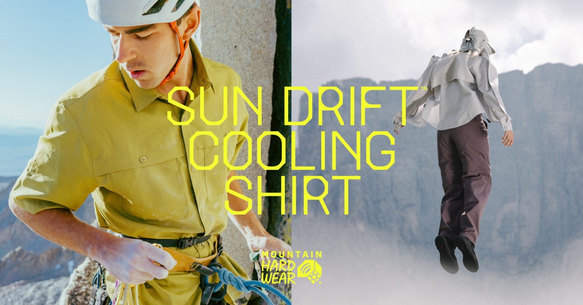 夏のトレイルをより快適に楽しむクーリングシャツ『Sun Drift Cooling Shirt』Mountain Hardwearより新登場
