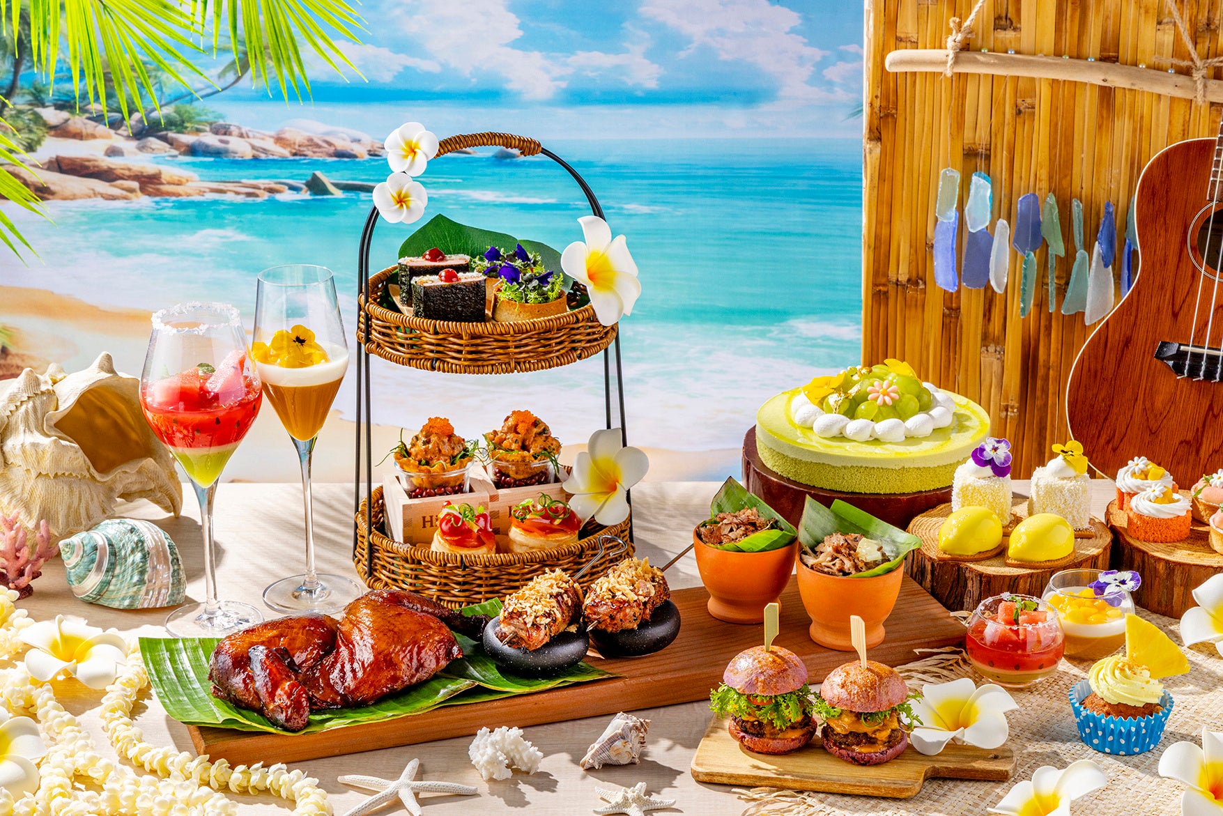 【ヒルトン東京】メトロポリタングリル『ハワイアン・ミートアフタヌーンティー』