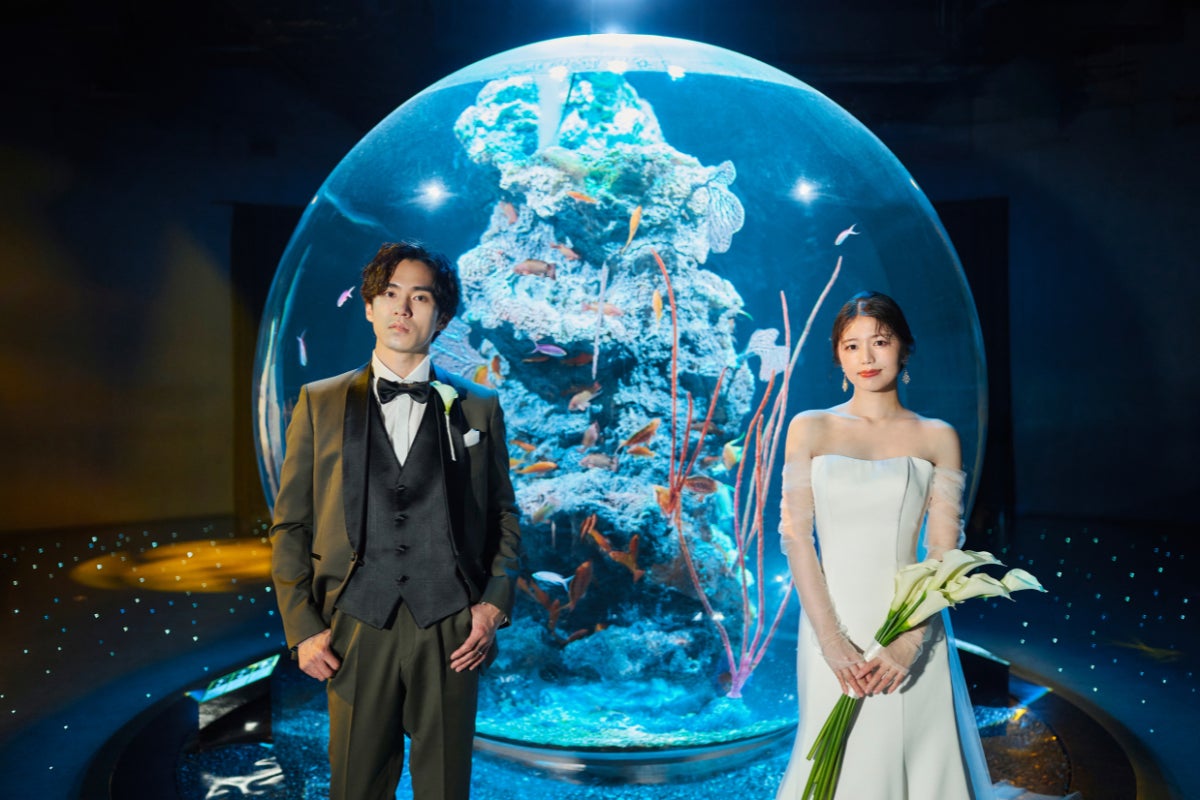 【株式会社ラスイート】劇場型アクアリウム「アトア」の幻想的な空間を一部貸切「港KOBEウェディングセレモニープラン」を販売開始