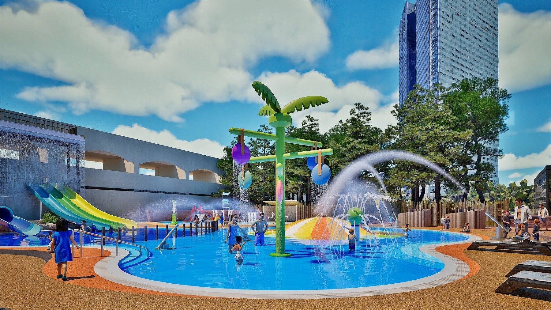 【フェニックス・シーガイア・リゾート】ガーデンプールに新エリア「スプラッシュエリア」誕生