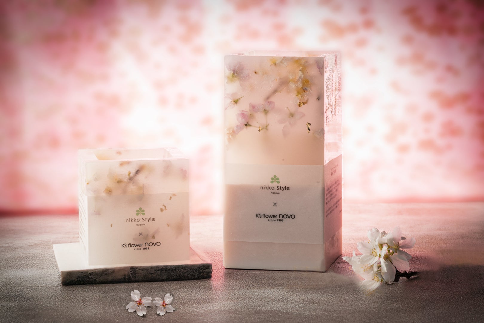 【ニッコースタイル名古屋】ロスフラワーから生まれた「SAKURAキャンドルホルダー」を4月24日（金）から販売開始