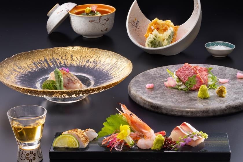 石川県・吉祥やまなか【美味少賛】加賀能登の旬、贅を尽くして少しずつ。のどぐろ、能登牛、鯛、桜海老、筍、ホタルイカ etc.