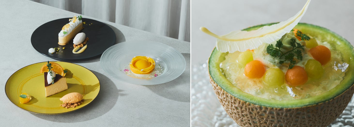 初夏の光をまとう1日10食限定の「リュクス・メロン・ボウル」をはじめマンゴーやレモンなど爽やかな期間限定初夏スイーツ全4種を提供
