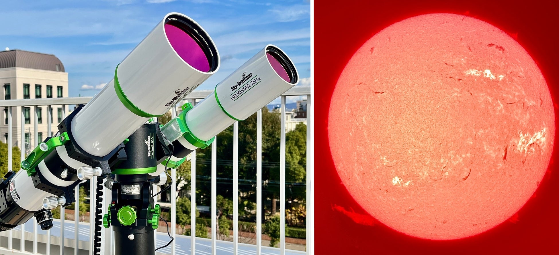 プロミネンスなどの太陽活動を観察できる！Hα太陽望遠鏡3モデルによる「太陽観察会」を5/9(土)に大阪で開催！予約制、参加無料