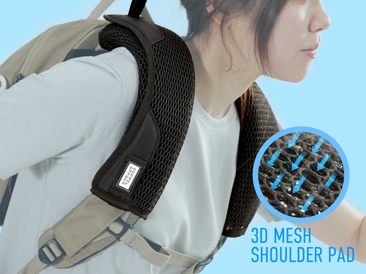 【メディア、報道機関様限定】 発売5周年！猛暑の「背中の蒸れ」と「肩の疲労」を軽減するDOPPELGANGER「3Dメッシュショルダーパッド」レビュー用に数量限定で提供開始