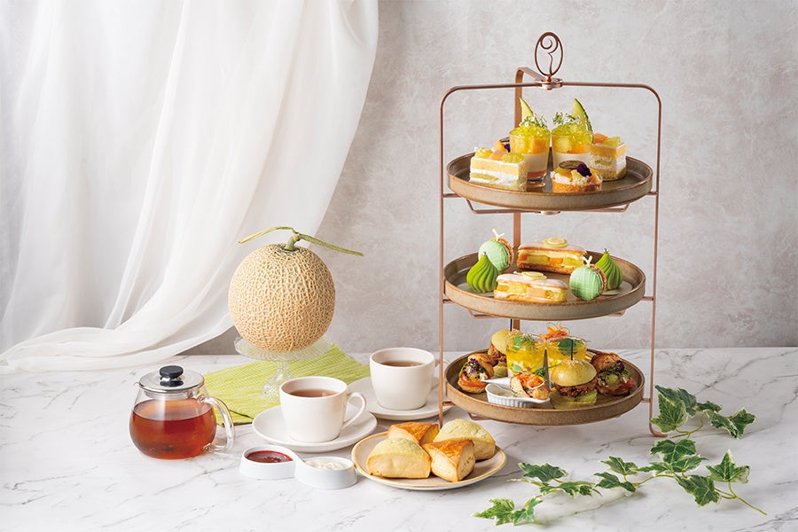 ローズホテル横浜「メロンフェア」開催アフタヌーンティー、パフェ、ショートケーキで旬の果実を堪能