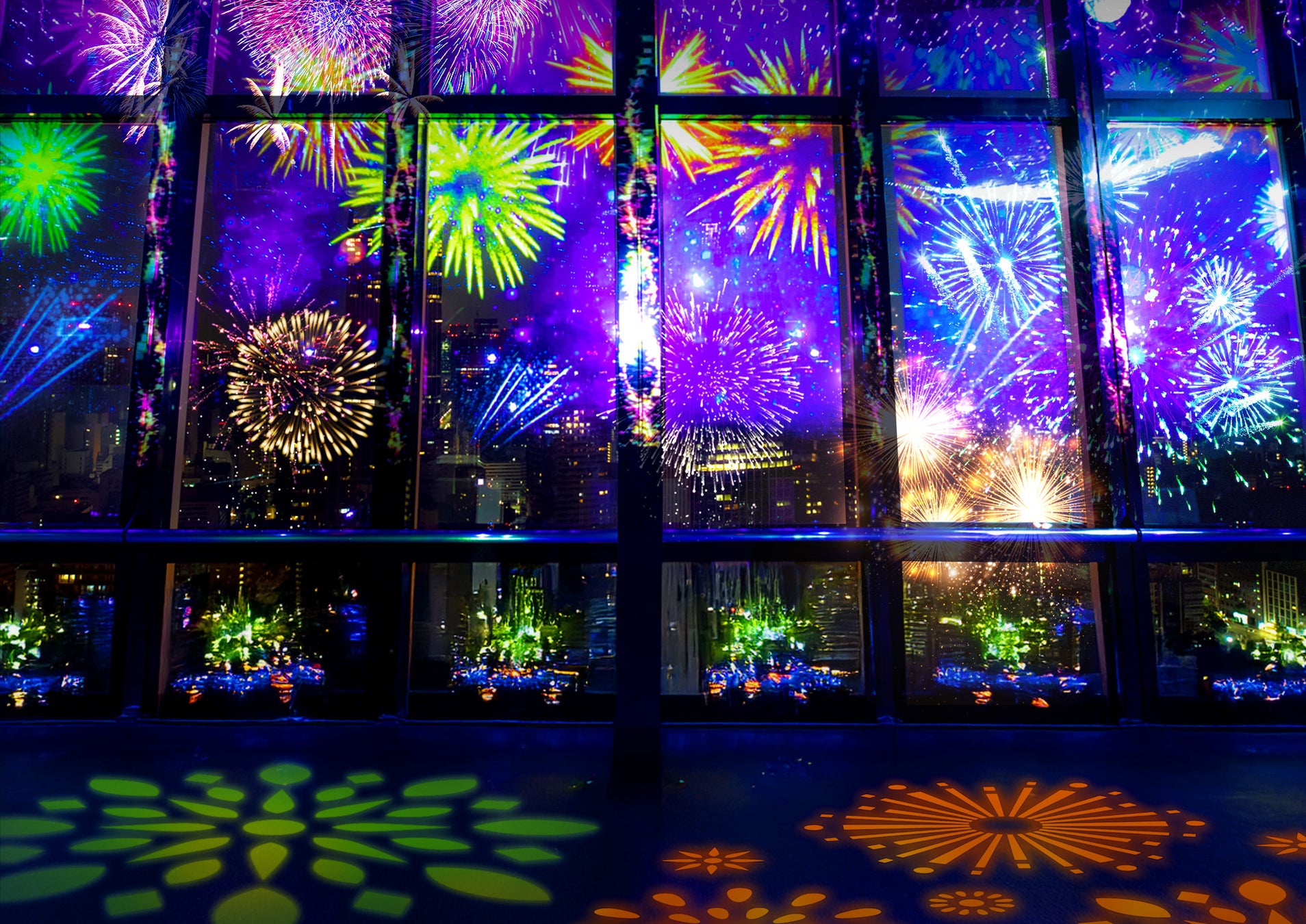 ネイキッドが手がける、花火と蛍の光に包まれる東京タワーの夏。東京タワーの展望台で、夏の夜を彩る没入型ライトショー