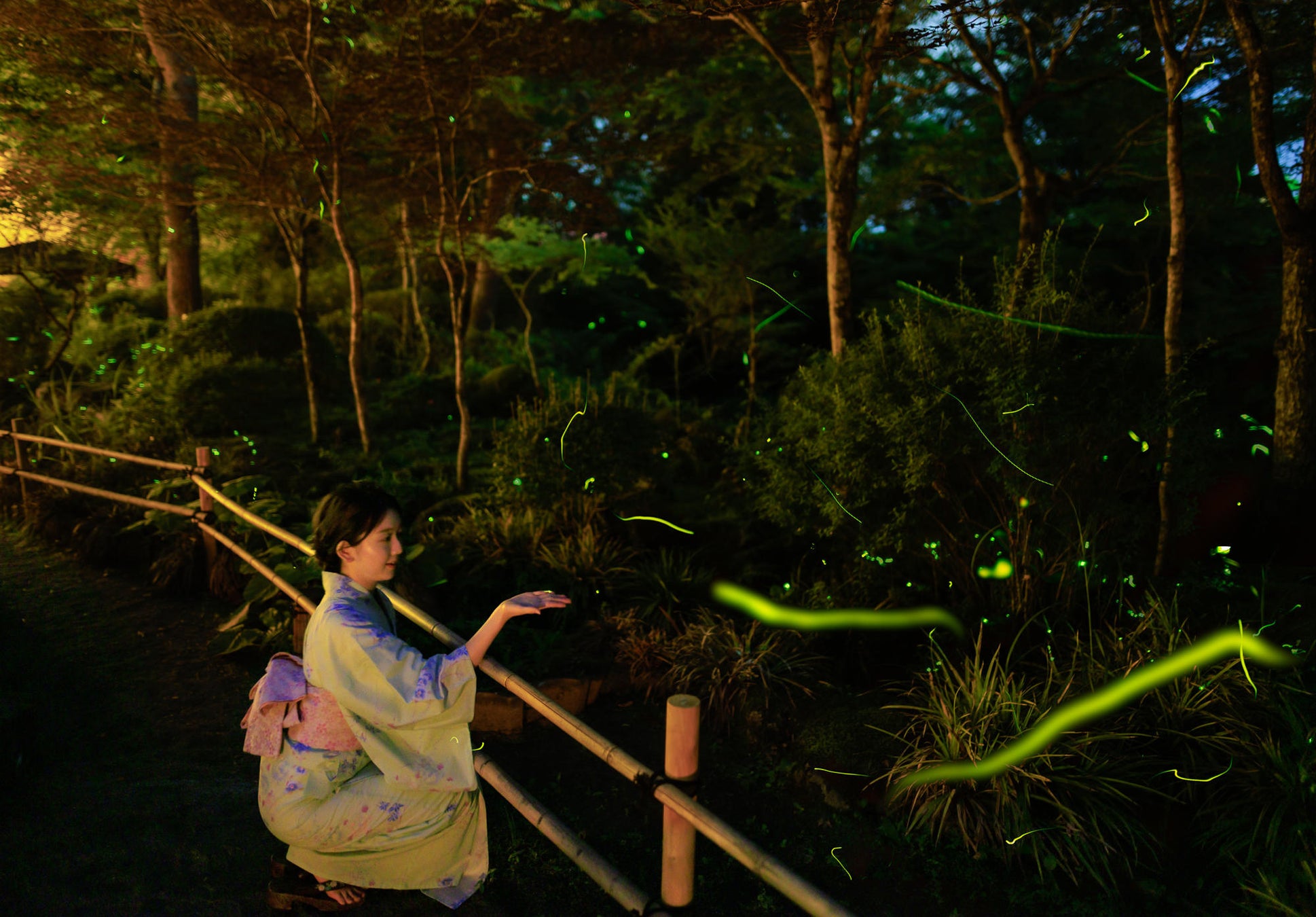 【旅館の庭園に舞う蛍に感動】2026・蛍まつり6月5日（金）～27日（土）開催