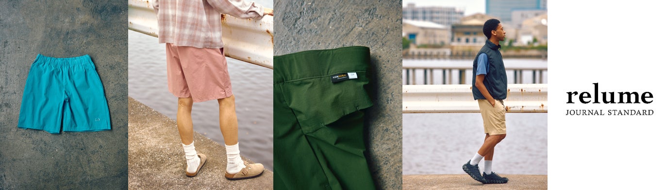【JOURNAL STANDARD relume】DAIWA別注ショーツ2型を2か月連続リリース。昨年好評のBOARD SHORTSに加え、新型『ventilation SHORTS』も登場！