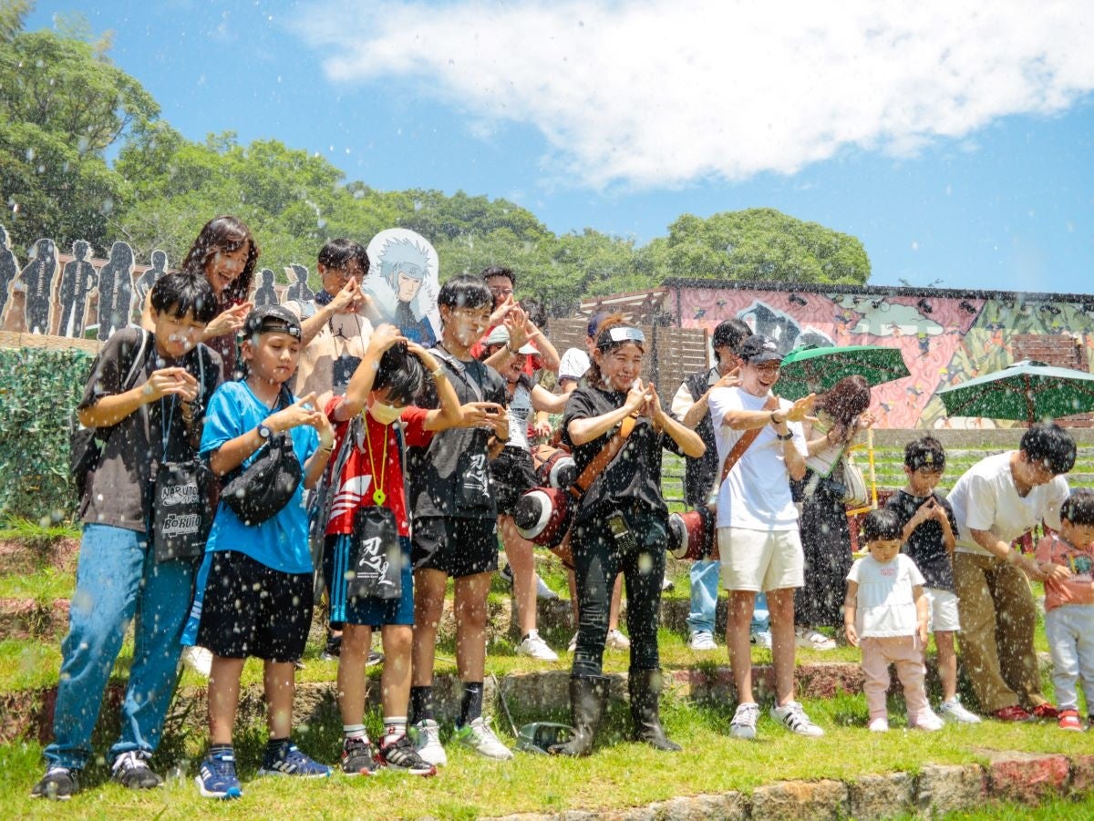 真夏の大水遁祭2026ニジゲンノモリ「NARUTO&BORUTO 忍里」『発動させろ！～水遁・水龍弾の術～』7月10日（金）より開催