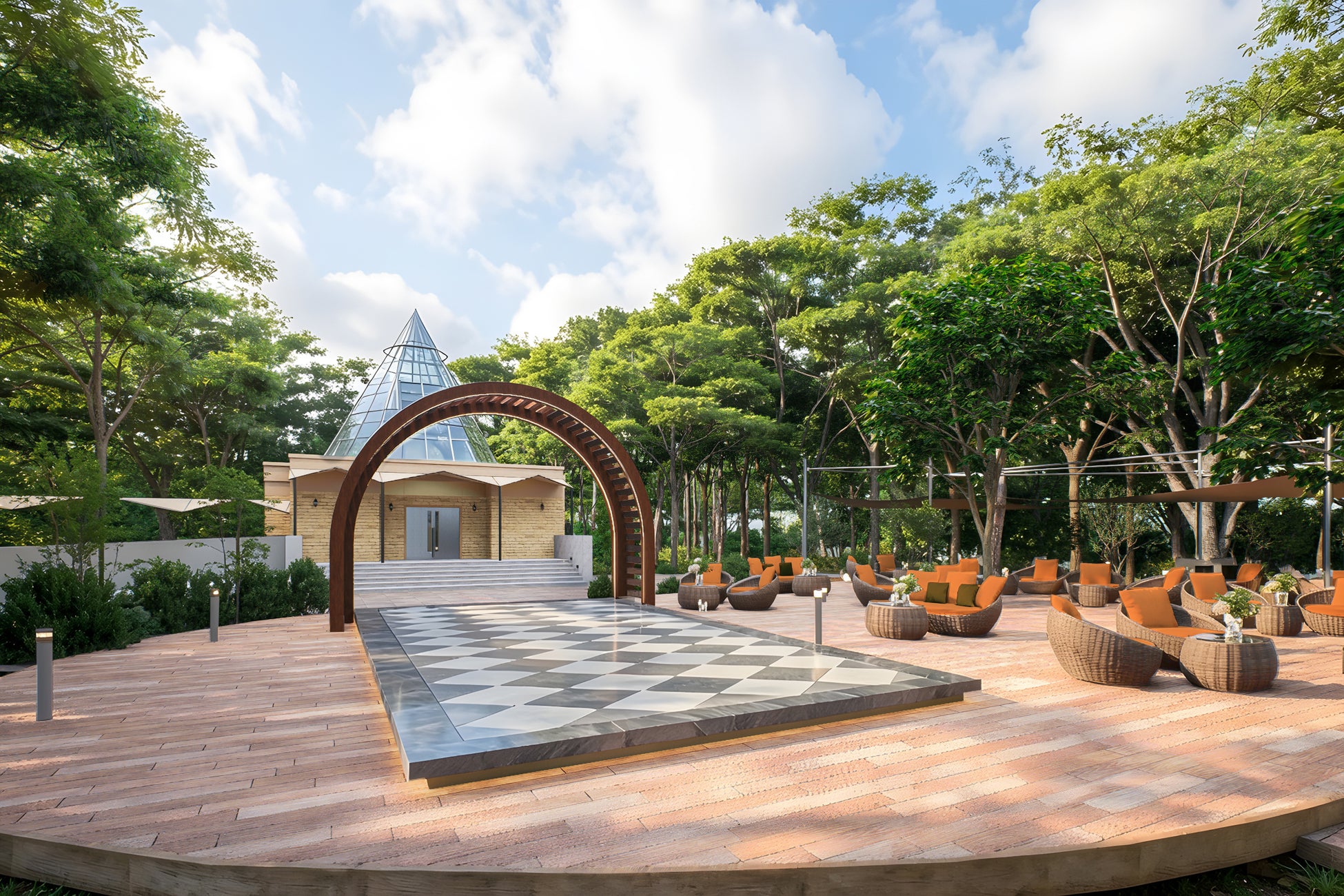 茨城県｜水戸プラザホテル、25周年を機に新空間「PLAZA GARDEN」誕生。“森と祝福”をテーマにしたガーデンステージを公開