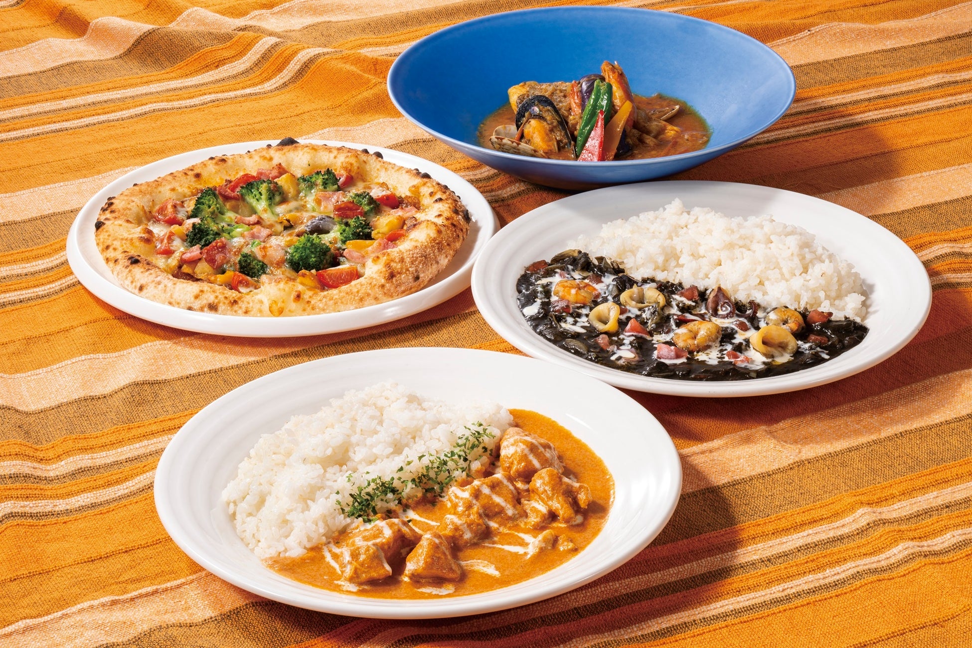 【ホテル日航つくば】「4人の個性がきらめく 灼熱のカレーフェア」を6月1日より開催