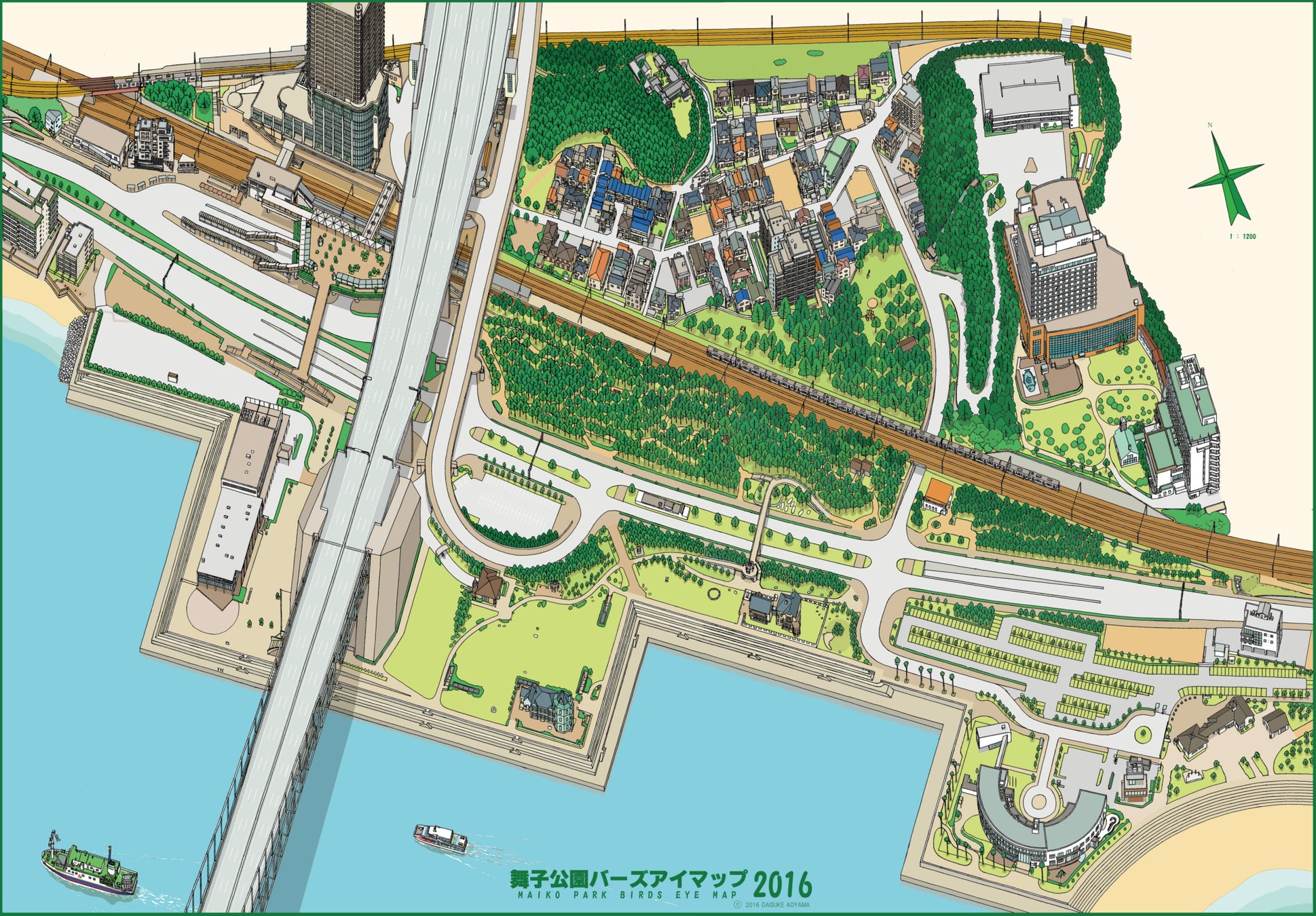 第51回 橋の科学館講演会 「鳥瞰図絵師 青山大介のみる『おもしろい橋』」を開催します【6月20日（土）】