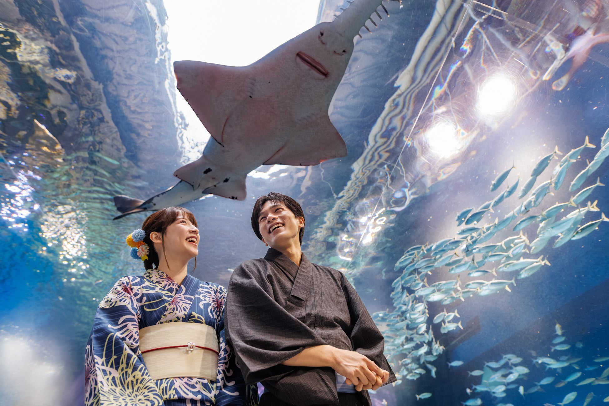 水族館でひんやり、はんなりと。夏の風情を愉しむ「浴衣で涼やか夏旅プラン」を販売
