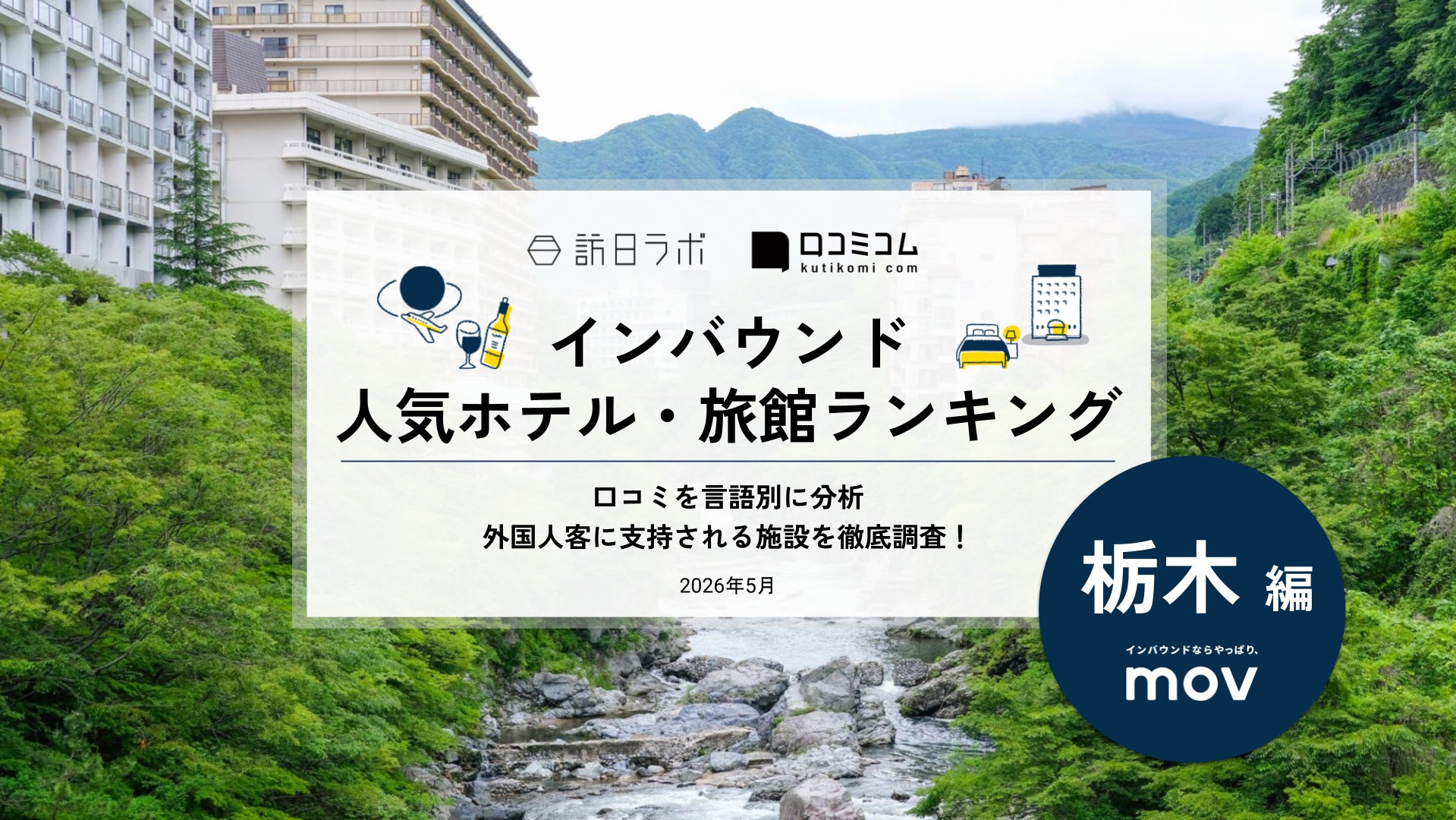 【独自調査】2026年最新：外国人に人気のホテル・旅館ランキング［栃木編］1位は「フェアフィールド・バイ・マリオット・栃木日光」！| インバウンド人気ホテル・旅館ランキング　#インバウンド #MEO