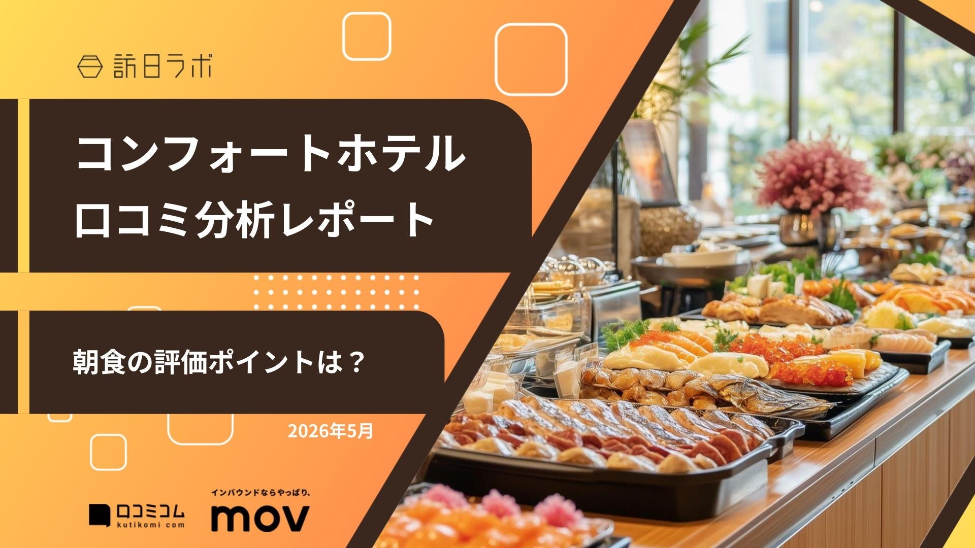 【最新口コミ調査】コンフォートホテル59店舗の口コミを分析！★4.15を獲得した高評価ホテルの強みとは